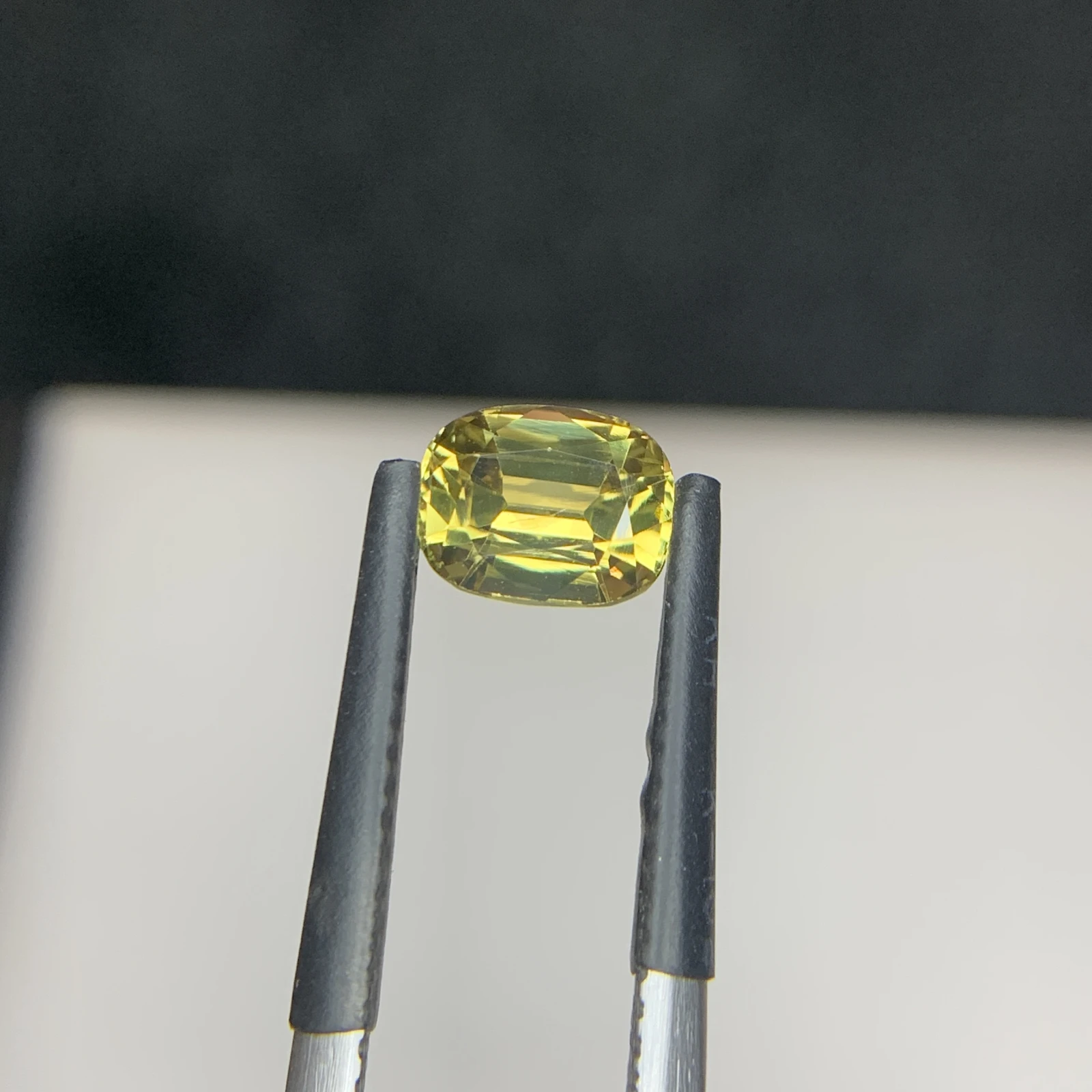 1.35 ct Natural Brownish Yellow Chrysoberyl Cushion Shape Loose Gemstone from Sri Lanka — view 2